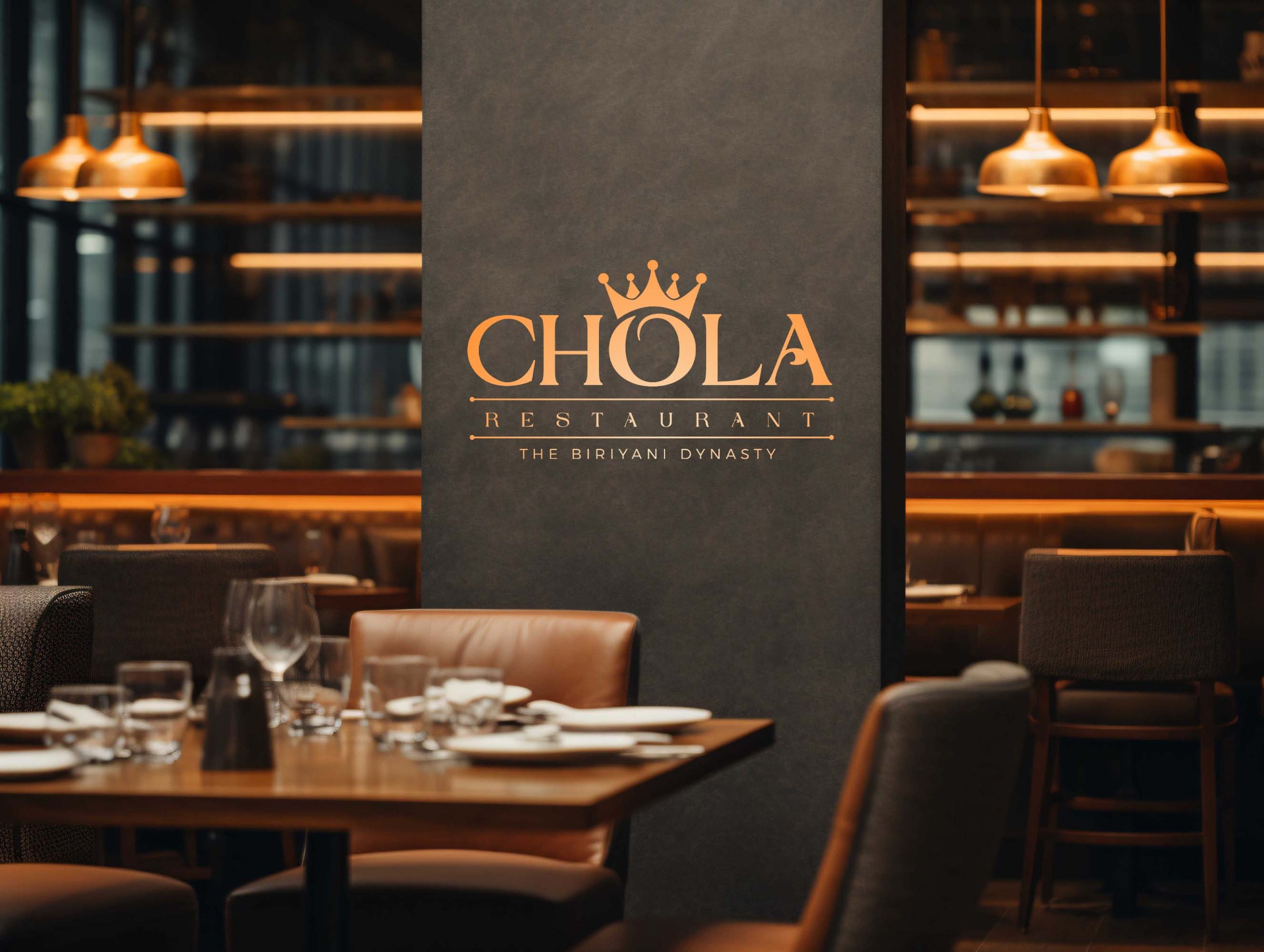 Chola Restaurant Logo Design